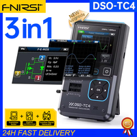 FNIRSI DSO-TC4 3in1 Digital Oscilloscope Transistor Tester Signal Generator 10MHz 48Ms/s Automative Ocsillscope LCR Tester Tools