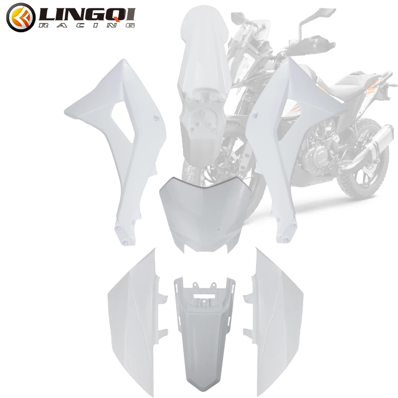 LINGQI RACING Plastic Fender Mudguard Faring Kit Body For KAYO TS50 TS 50 CRF50 Pit Dirt Bike Moto Motorcycle Accessories