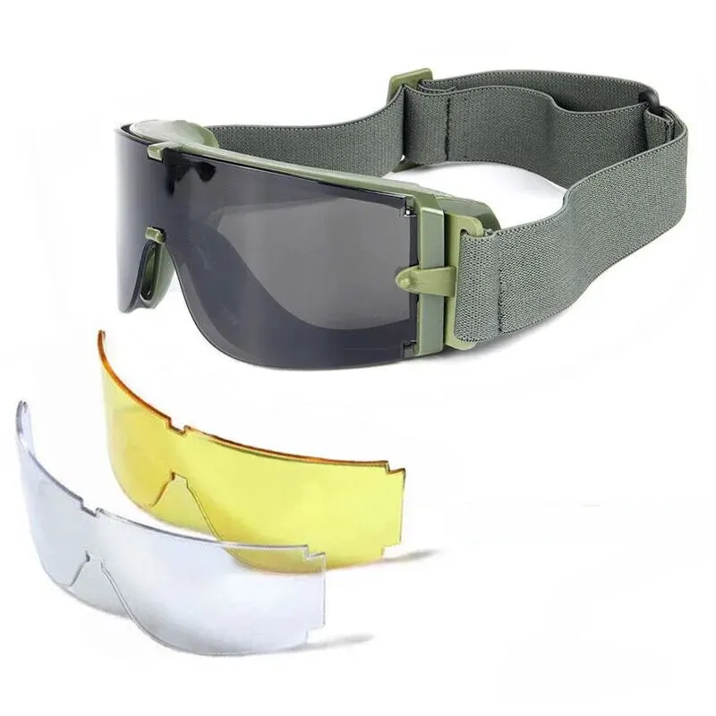 Military Fans\' Tactical Goggles X800 Cross-country CS Shooting Protective Glasses Goggles Sports Anti-impact Mirror