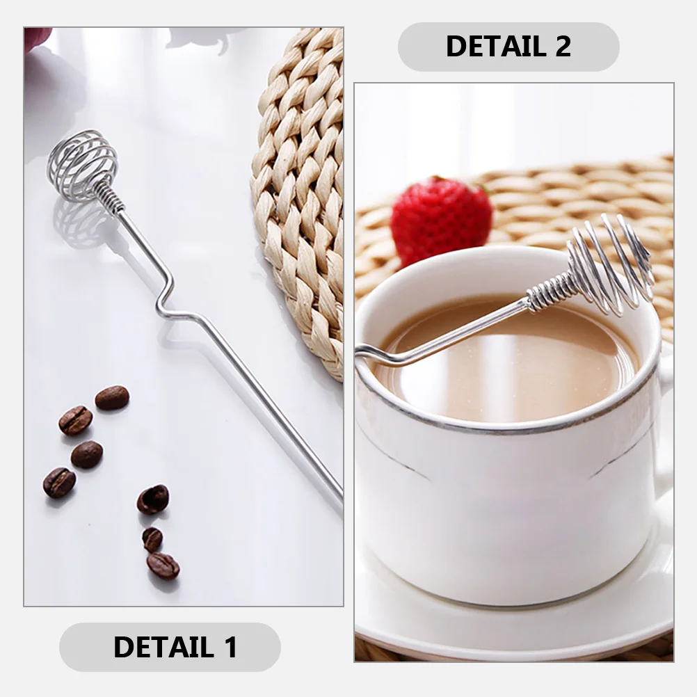 

Stainless Steel Coffee Stirring Sticks Smooth Finish Drink Mixing Rod for Cocktails Juice Milk Wine Reusable Beverage
