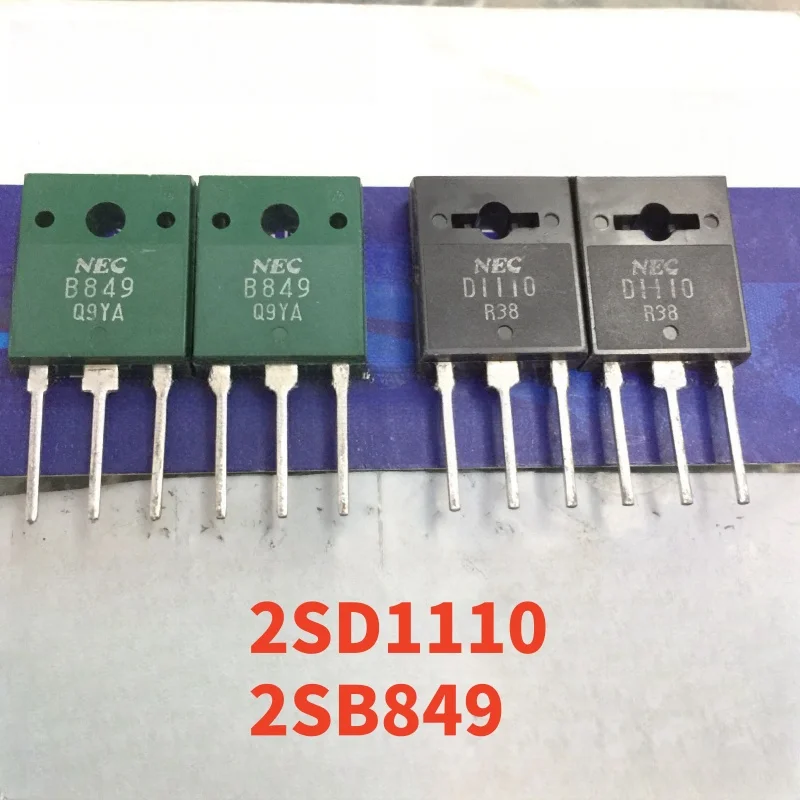 

5 pairs/10 pcs (5pcs 2SD1110+5pcs 2SB849) 100% new original 2SD1110 2SB849 D1110 B849 pairing tube