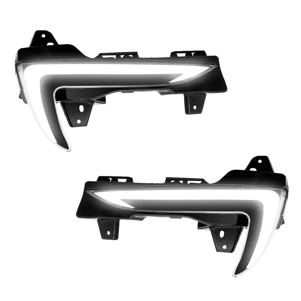 تشغيل أضواء ل تسلا نموذج 3 Y ، بدوره مصباح الضباب التجمع ، النهار و الليل ، 3 لون LED #3