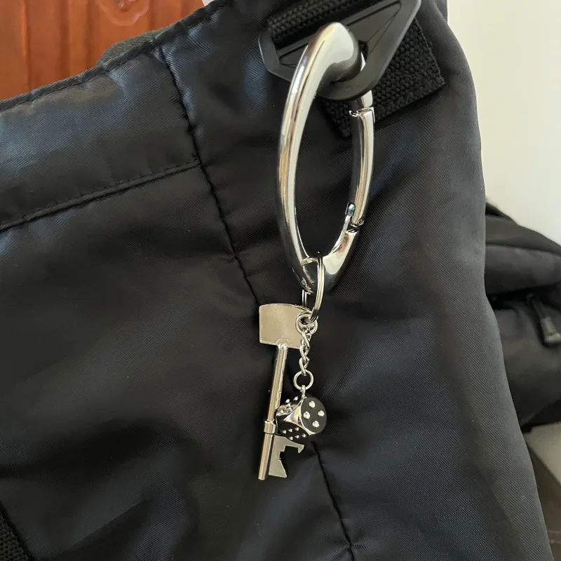 Key Chain Belt Buckle Unisex Simple Buttonhead High-Grade American Hip Hop Pendant Can Be Used To Connect Items Firmly