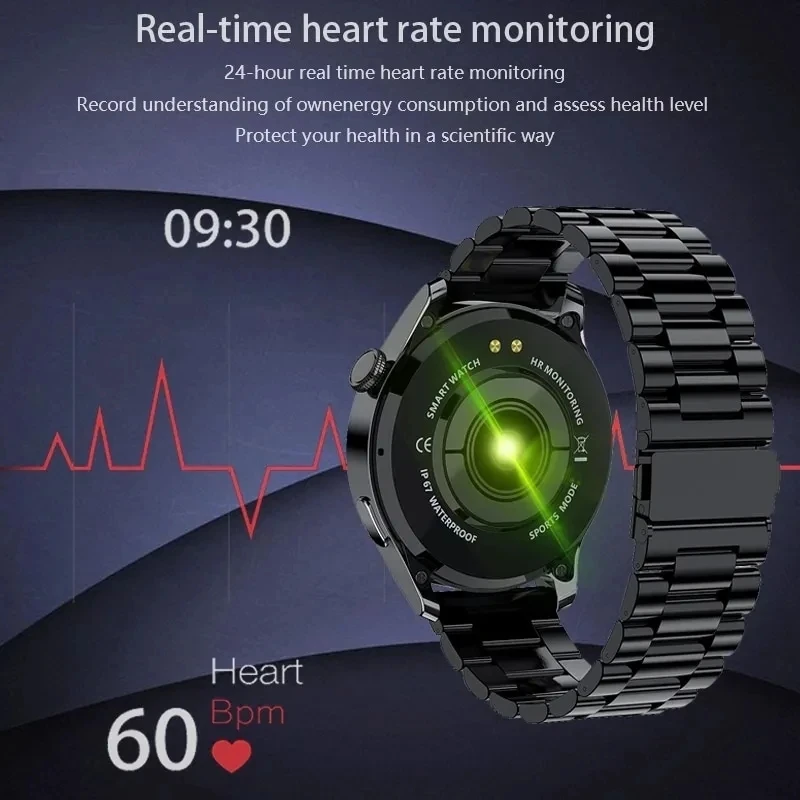 Watch 5 Pro for Men Smart Watch Bluetooth Call Sports Fitness Men's Wristwatch Heart Rate Monitor Waterproof Smartwatch Hw12 view 4