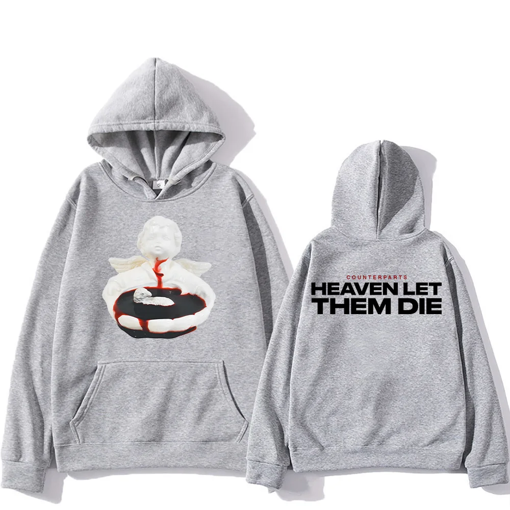 Counterparts Heaven Let Them Die New EP Sweatshirts Fan Gifts Two Sides Classic Hoodies Unisex Creative High Street Loose Hoody