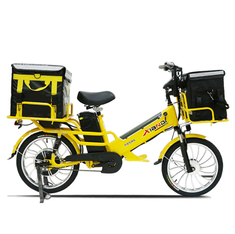 OEM Cheap Fast Food Delivery Folding Electric Bicycle for Sale 20 inch 48 V Long Range Pedal Assist City Electric Bike custom