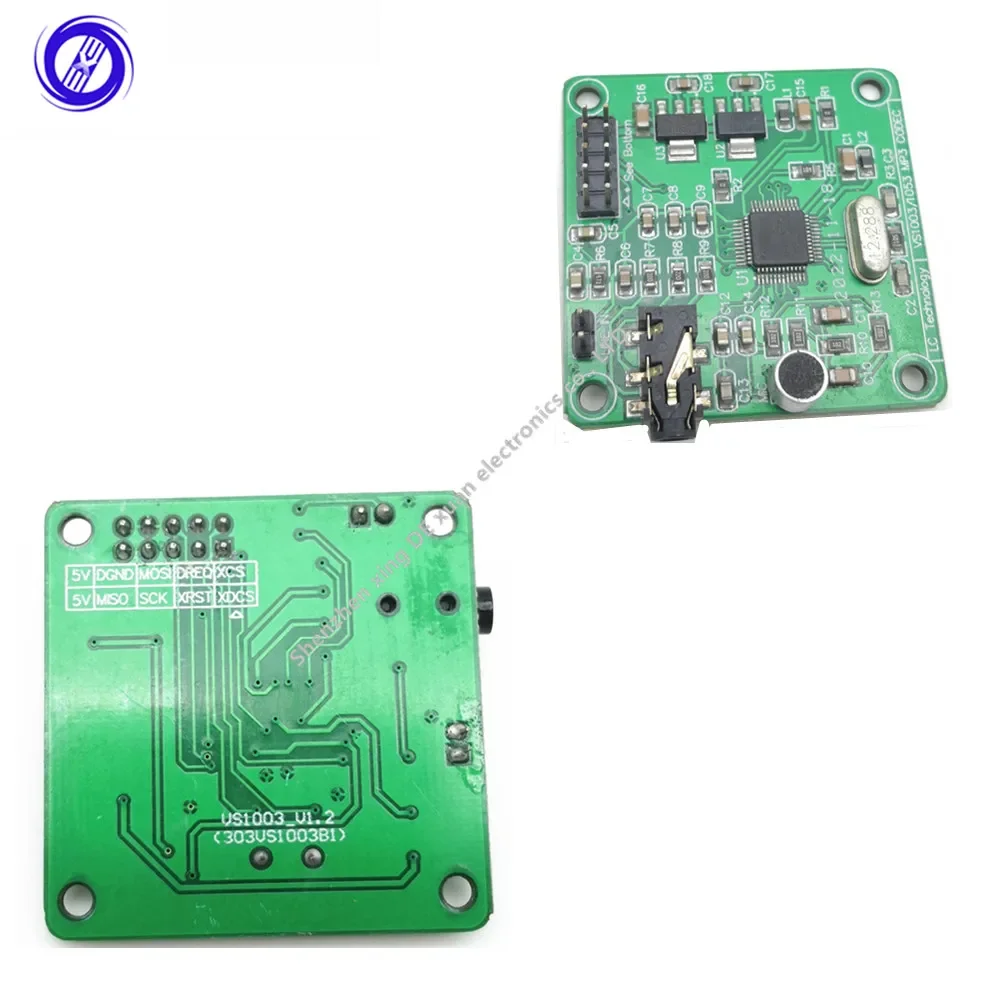 VS1053 Audio Module MP3 Player  Development Board onboard Recording SPI OGG Encoding  Control Signal Filter DC 5V