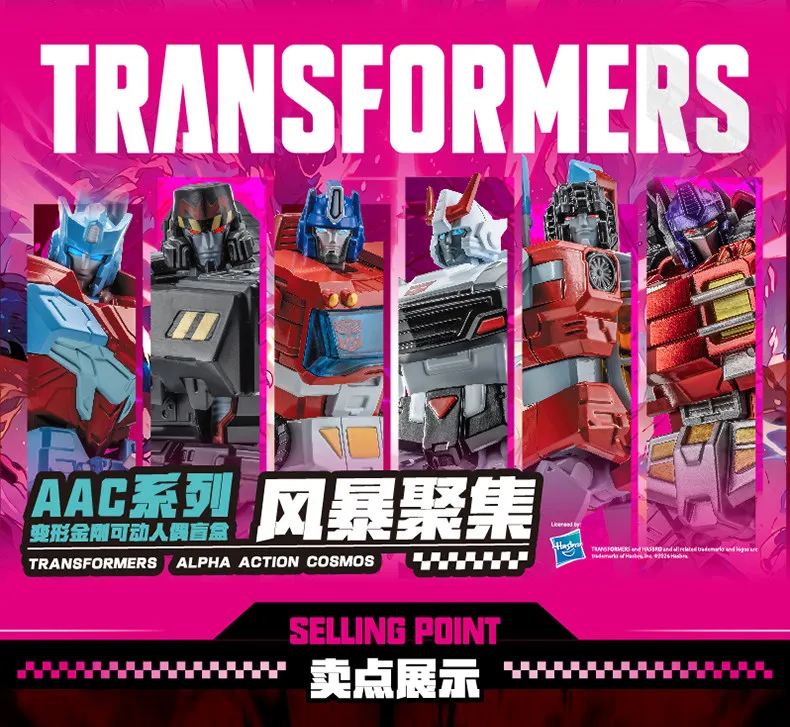 IDW Transformers Collectible Figure AULDEY AAC Blind Box Storm Gathering Mecha Model Optimus Orion 30+ Joint Action Figure Toys