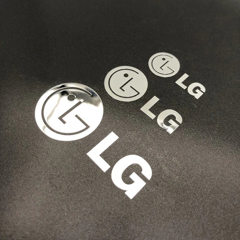 High-quality LG Metal Sticker Washing Machine Refrigerator Monitor Logo Sticker Mobile Phone Sticker Electric Appliance Sticker