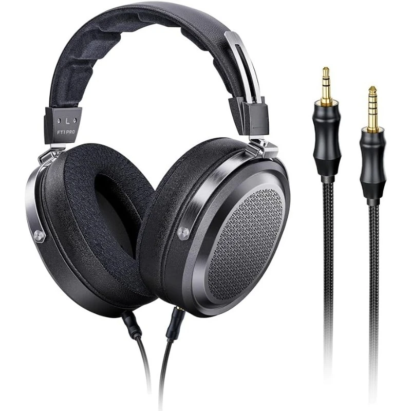 

FT1 Pro Open-Back Planar Magnetic Wired Hi-Fi Headphones for Home, Studio, Recording, High Sensitivity (Black)