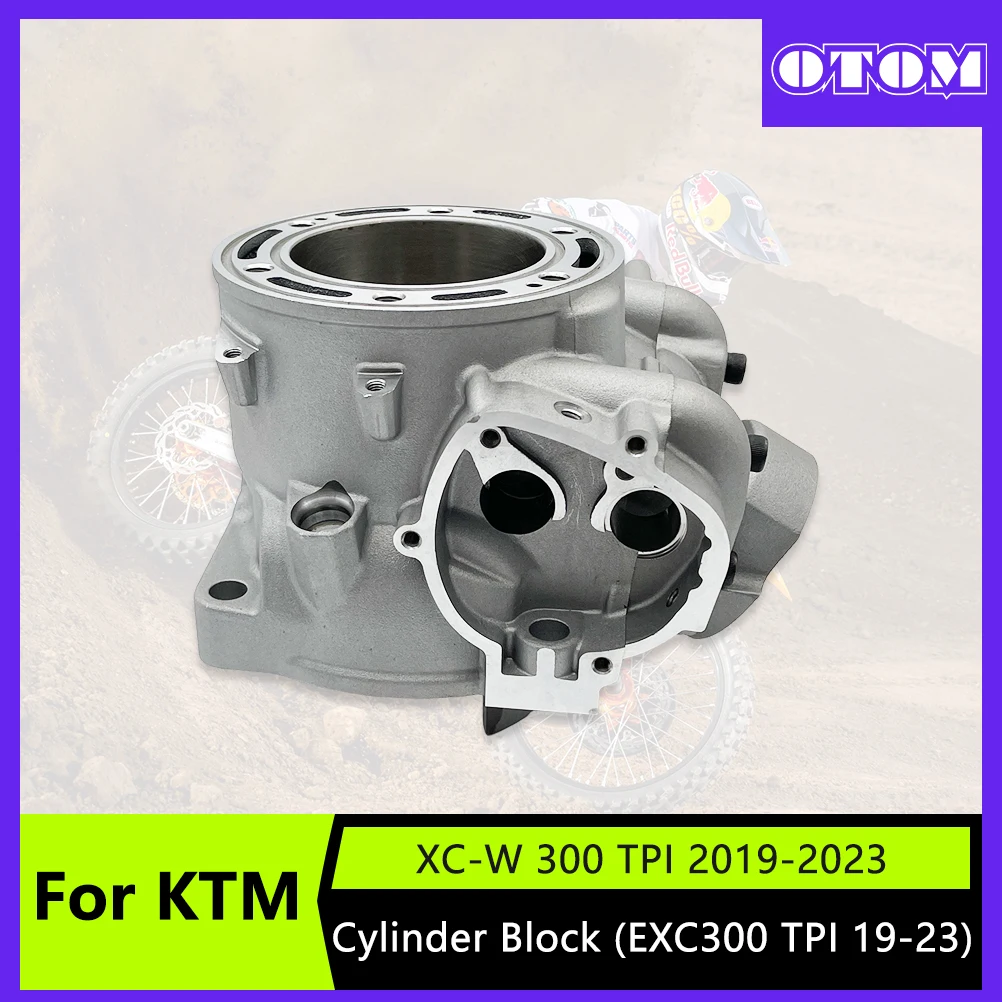 OTOM Motorcycle 72mm Cylinder Block Aluminum Air Cylinders For KTM XC XCW EXC 300 TPI HUSQVARNA TE TX GASGAS EC EX 300 2019-2023