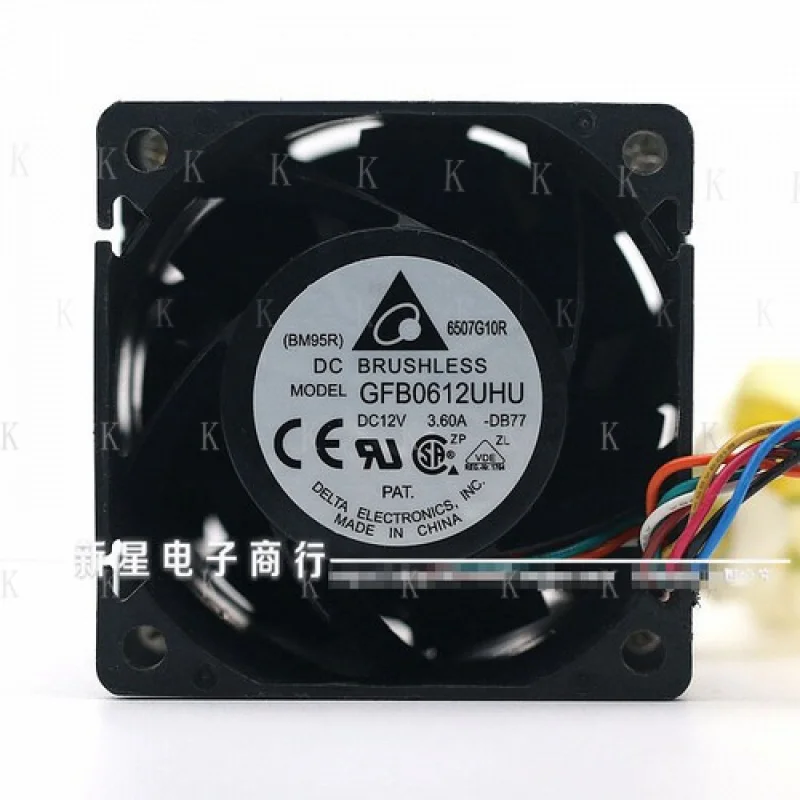 

C 1pcs FOR DELTA GFB0612UHU 12V 3.60A 6076 6CM Super Violent Car Turbo Fan