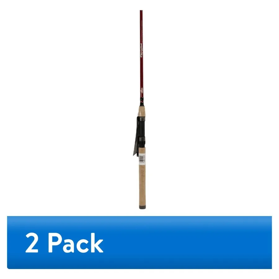 

Набор из 2 удилищ Cherrywood HD Spinning Rod 7' Medium, 2-секционная конструкция для повышенной портативности и производительности в пресной воде.