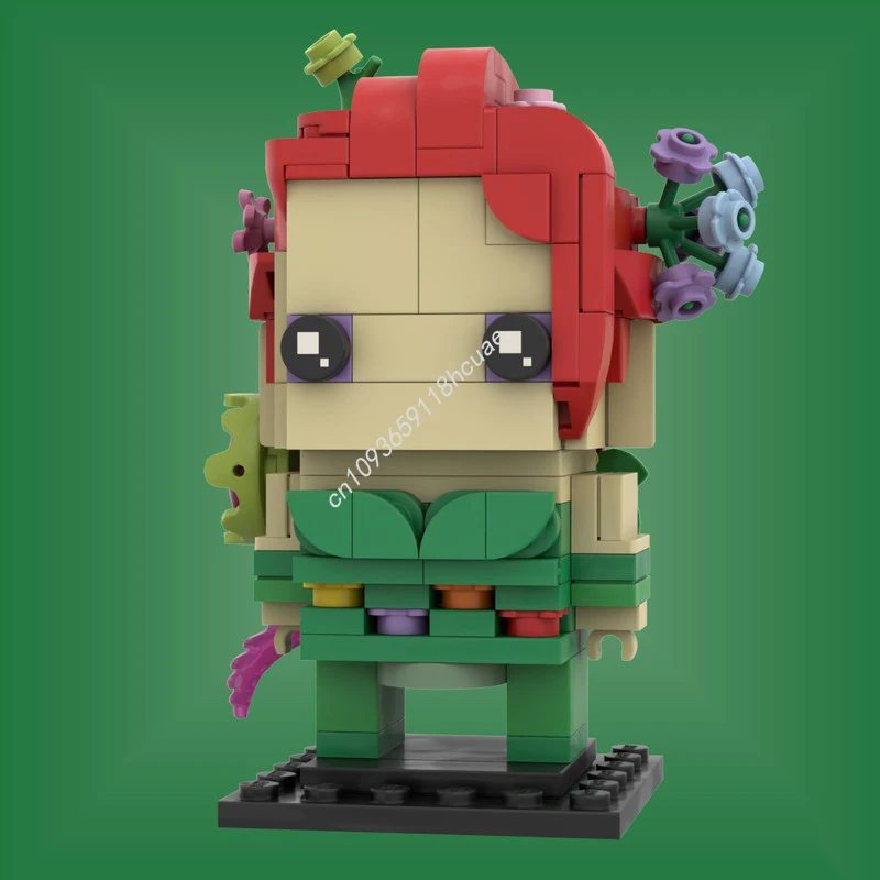 

202 шт. MOC Ivy Dr. Pamela Lilian Isley Brickheadz интерактивный обучающий строительный блок для родителей и детей, Рождественский подарок