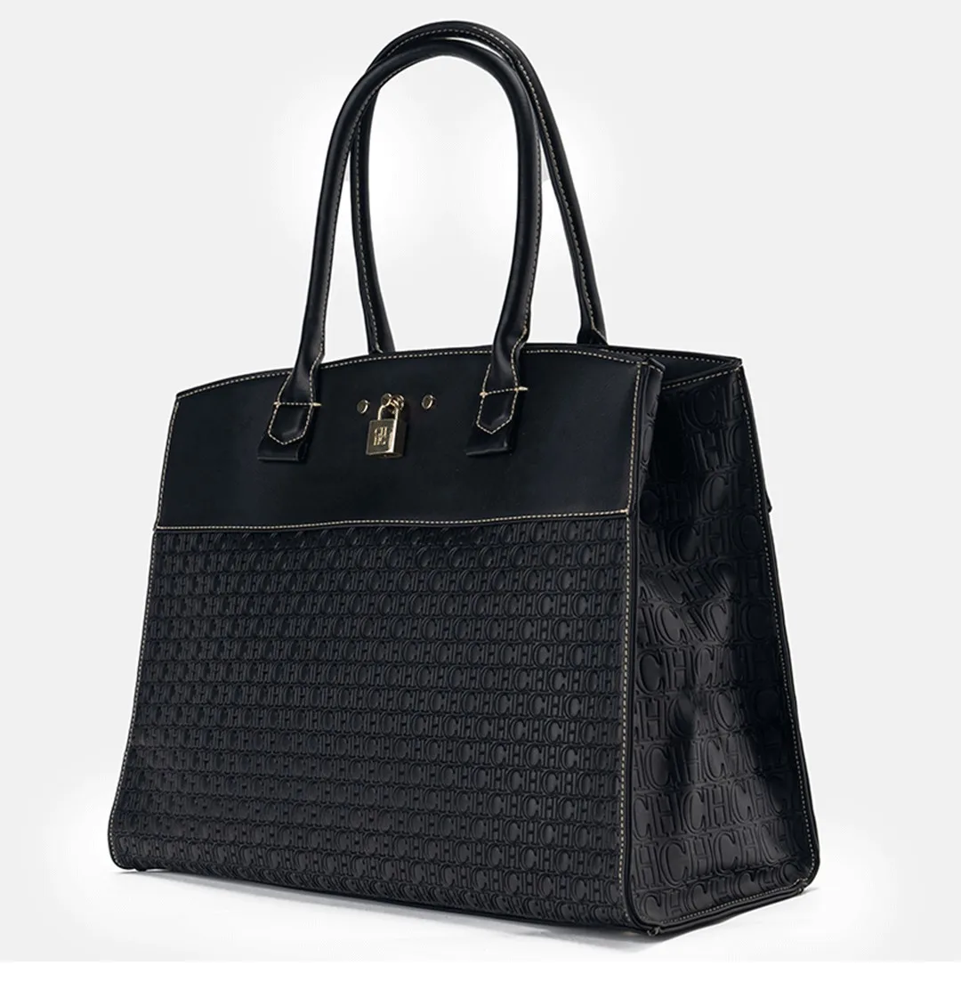 

CH Luxury Women's Large Capacity Handbag Exquisite Retro Embossed Crossbody Bag Collision Color Classic Retro Crossbody Bag