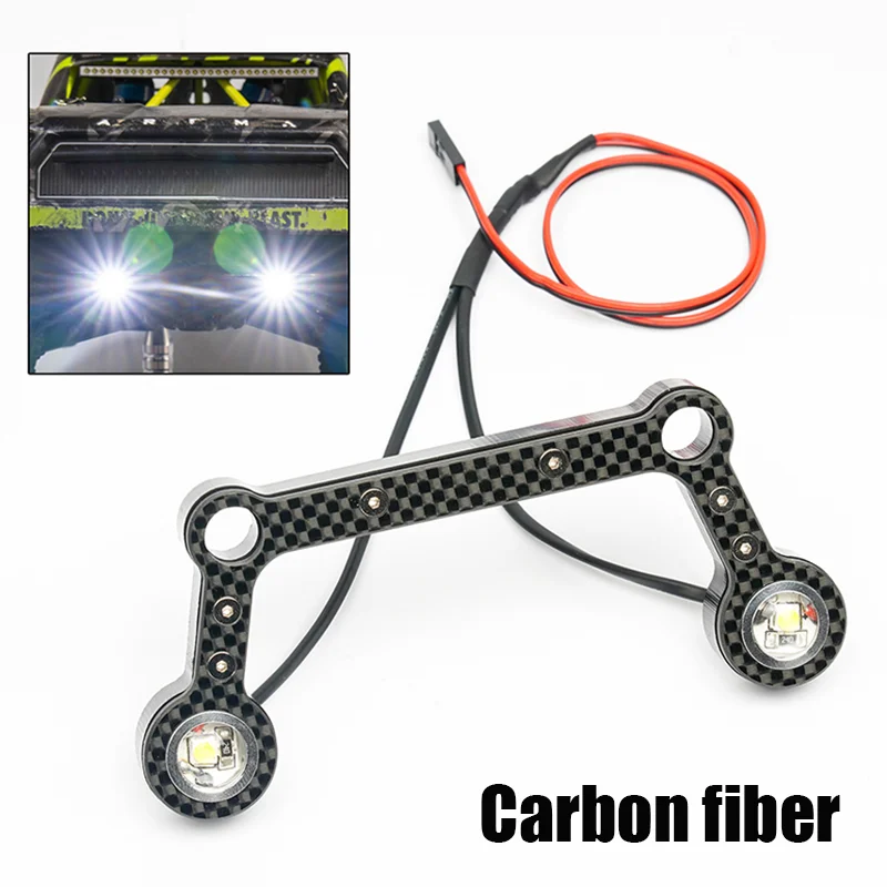 For 1/7 ARRMA MOJAVE 6S EXB RC Short Course Trucks Car Simulation LED 7.4V Front Highlight Spotlight RC Car