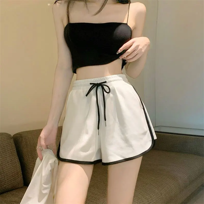 Women's High Waist Wide Leg Shorts Korean Fashion Elegant All-Match Casual Simplicity Office Lady Summer Clothes New Style