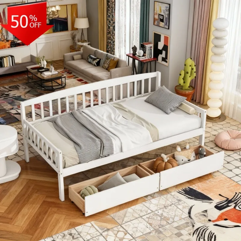 

King Bed 2 People Double Bed Frame Queen Beds Beds on Clearance Home Furniture Full Bedroom Sofa Murphy Size Camas Single