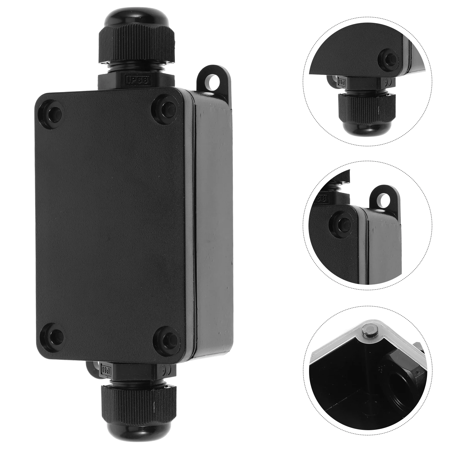 

Waterproof Junction Box IP66 Outdoor Electrical Boxes 1 In 1 Out Cable Connector Drying Oven Wire Cover Sprinkler Garden Buried