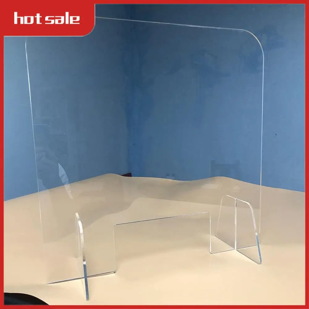 

A21I-Sneeze Guard Shield Desk Partition Baffle Screen Anti-Spray Transparent Isolation Protection Board Secure Divider Baffle
