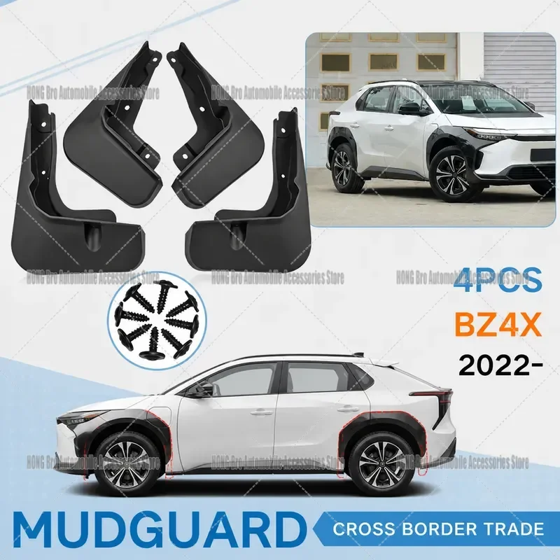 For Toyota bZ4X 2022 2023 2024 Fender Liner Peva Wheel Arch Protector Auto Body Parts Accessories Wholesale