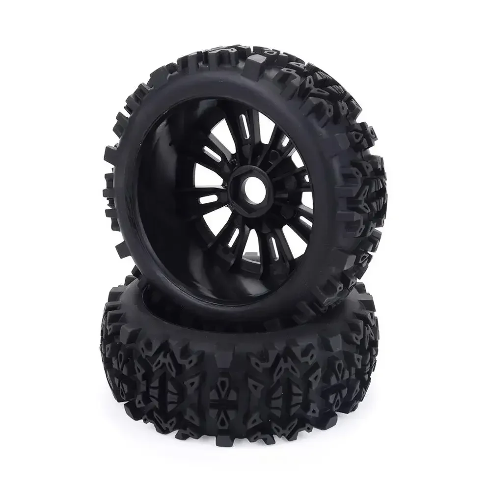 

2PCS/4PCS 17mm Hub Wheel Rim & Tires Tyre for 1/8 Off-Road RC Car Buggy Redcat Team Losi VRX HPI Kyosho HSP