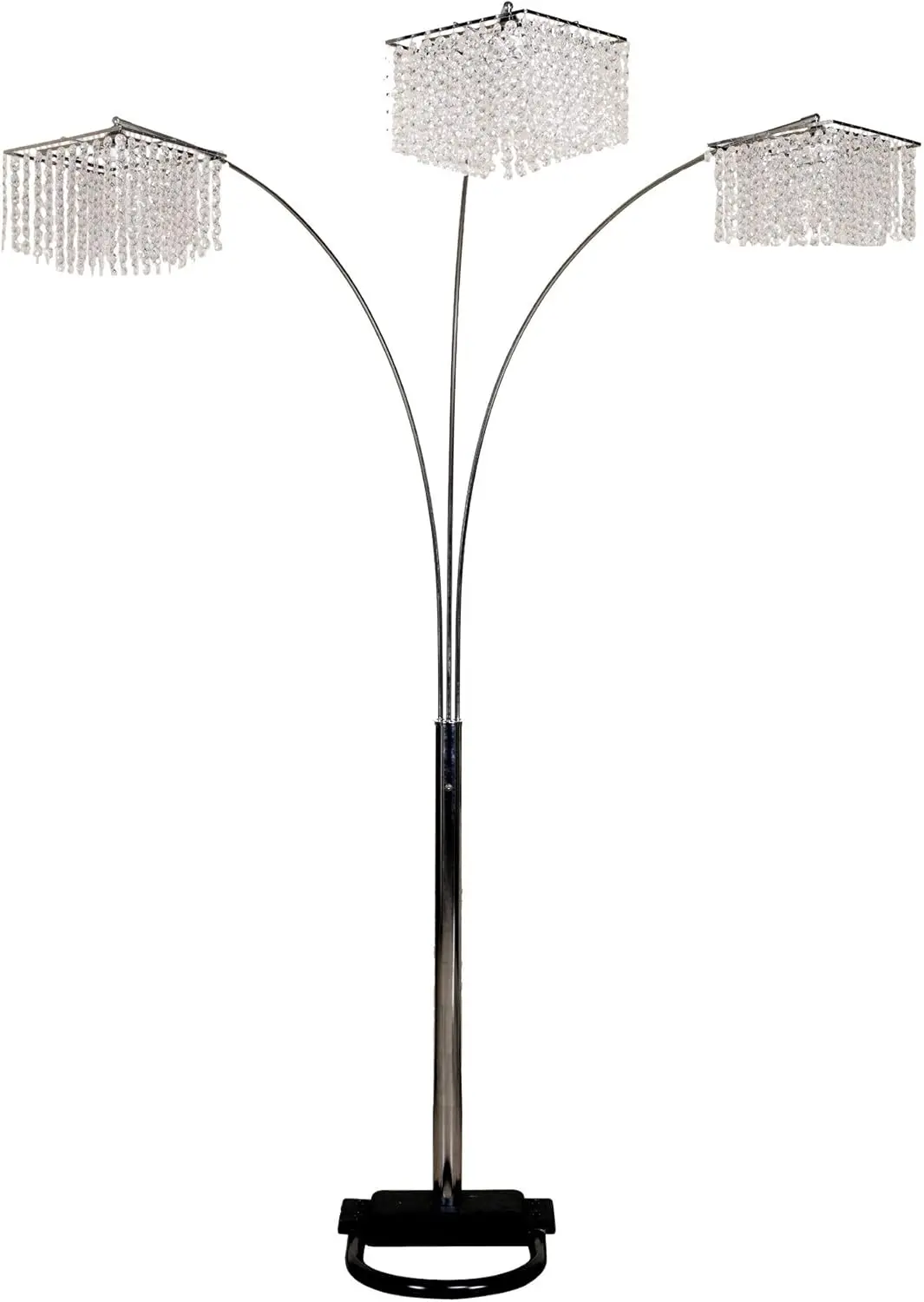 3 Light Crystal Inspirational Arch Floor Lamp, 97