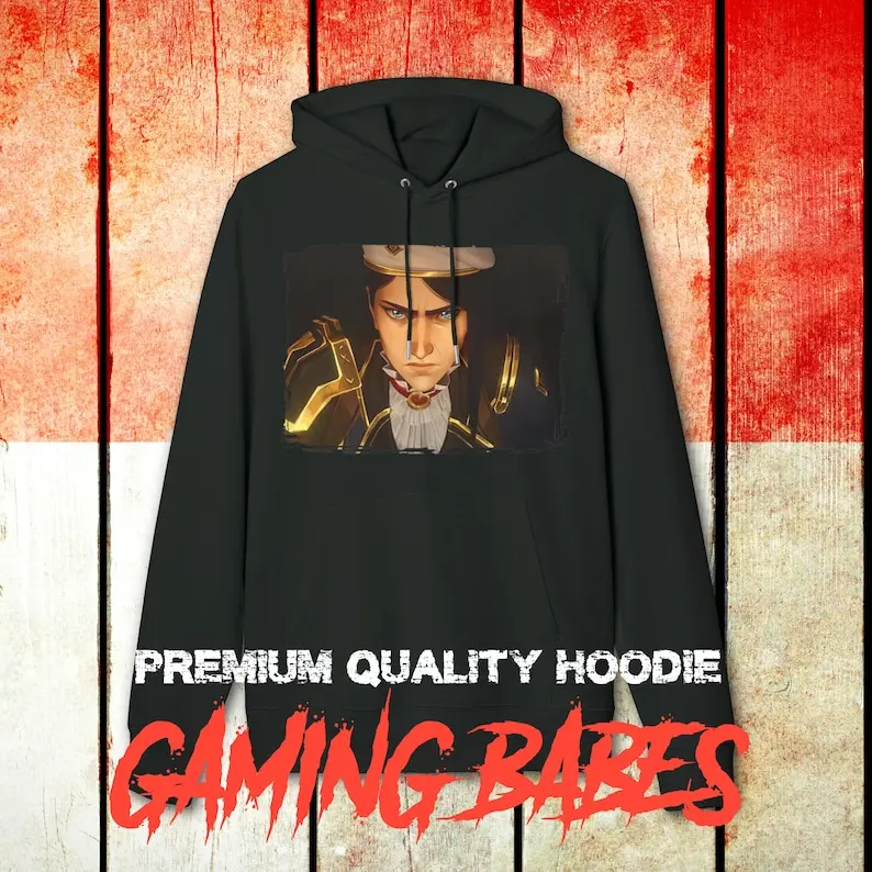 Unisex hoodie Caitlyn / High Quality Stella Premium Hooded Sweatshirt  Arcane