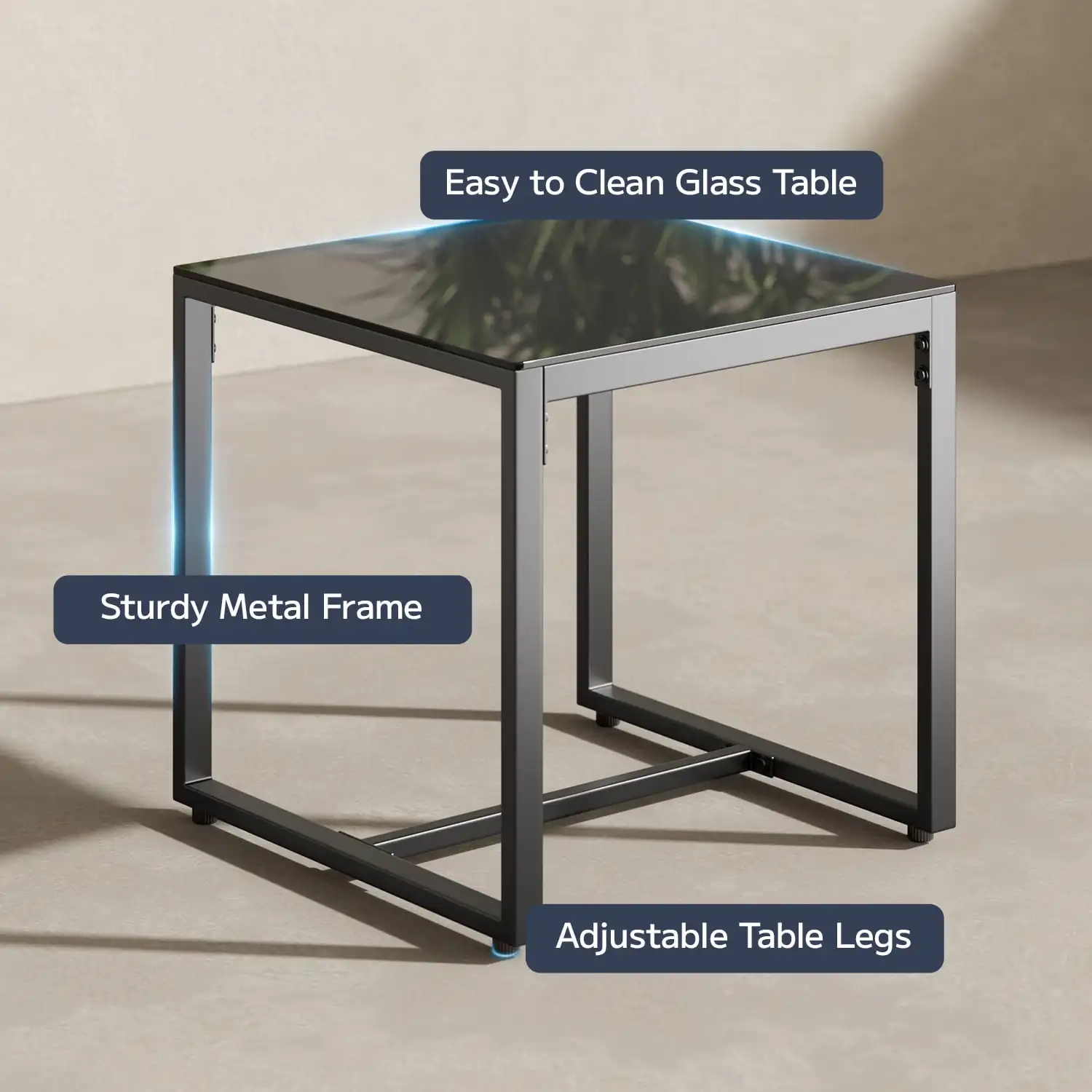 3 PCS Patio Furniture Set, Asofer Modern Rattan Chair Conversation Sets with Coffee Table,for Poolside, balcony, Gray