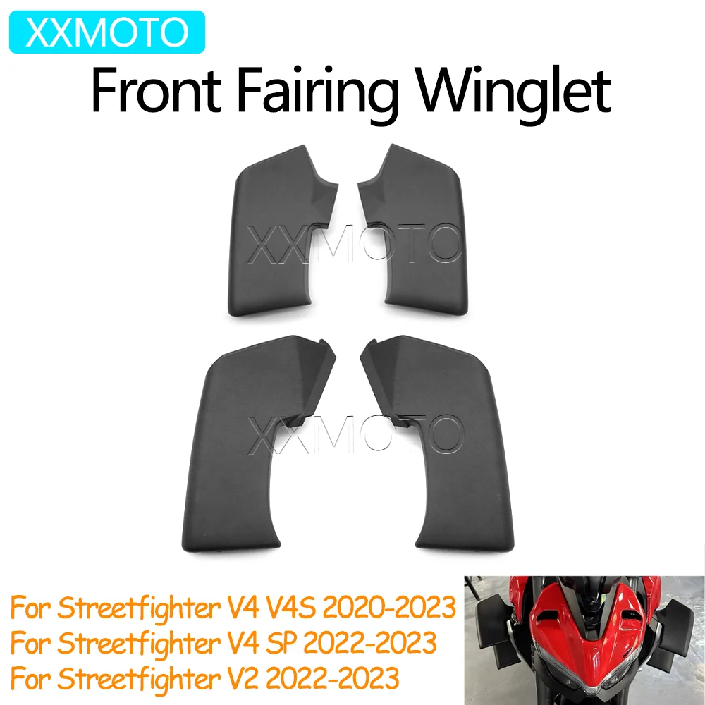 

For DUCATI Streetfighter V4 S 2020 2021-2023 V4 SP V2 2022 2023 Motorcycle Side Winglets Wing Fairing Spoiler Kits Accessories