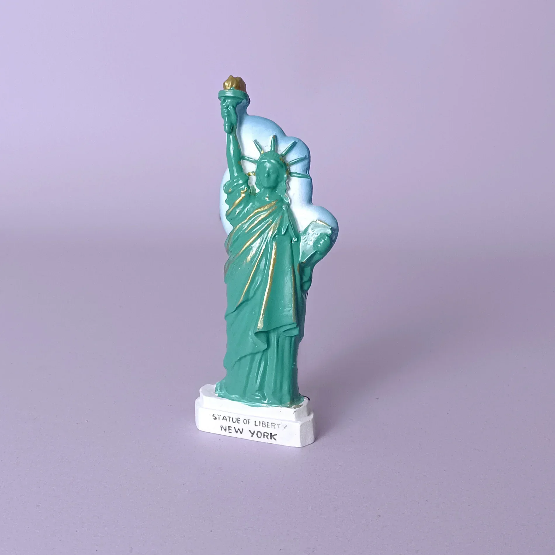 Souvenir in resina 3D per artigianato magnete frigo, statua della libertà New York City, USA, 1 pz