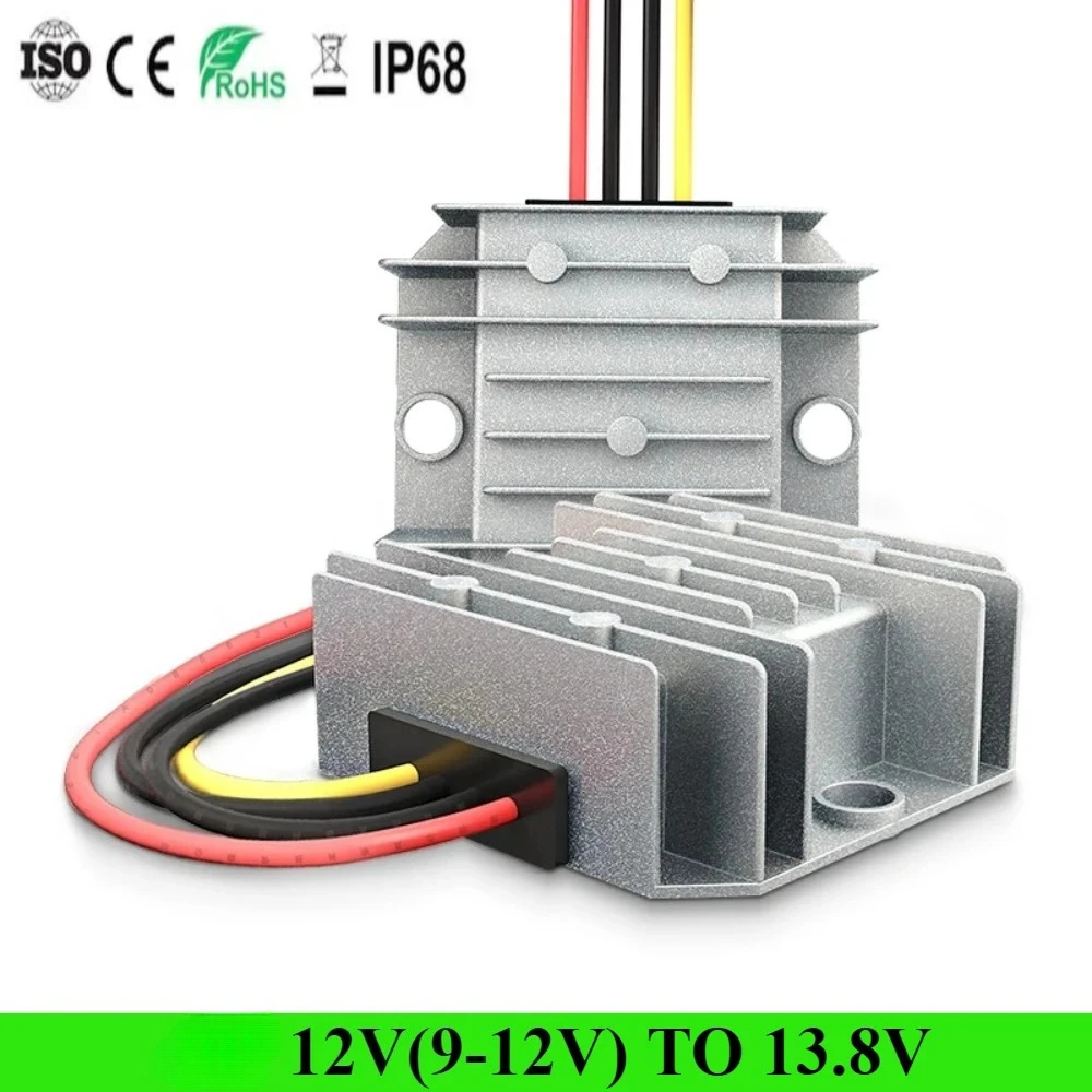 

12 В до 13,8 В 1 А 2 А 3 А 4 А 5 А постоянного тока повышающий неизолированный повышающий преобразователь мощности 12 В до 13,8 В регулятор напряжения водонепроницаемый