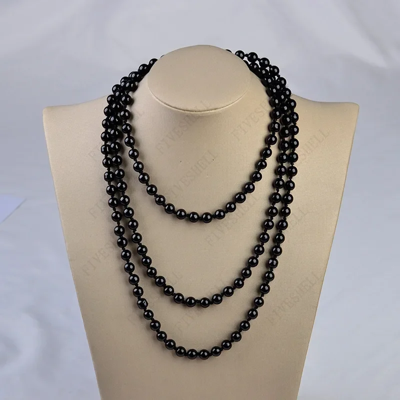 Frauen 1920er Jahre Perlen Halskette Mode Faux Perlen Gatsby Zubehör Vintage Kostüm Schmuck Creme Collares Para Mujer Für Frauen – Detail 8
