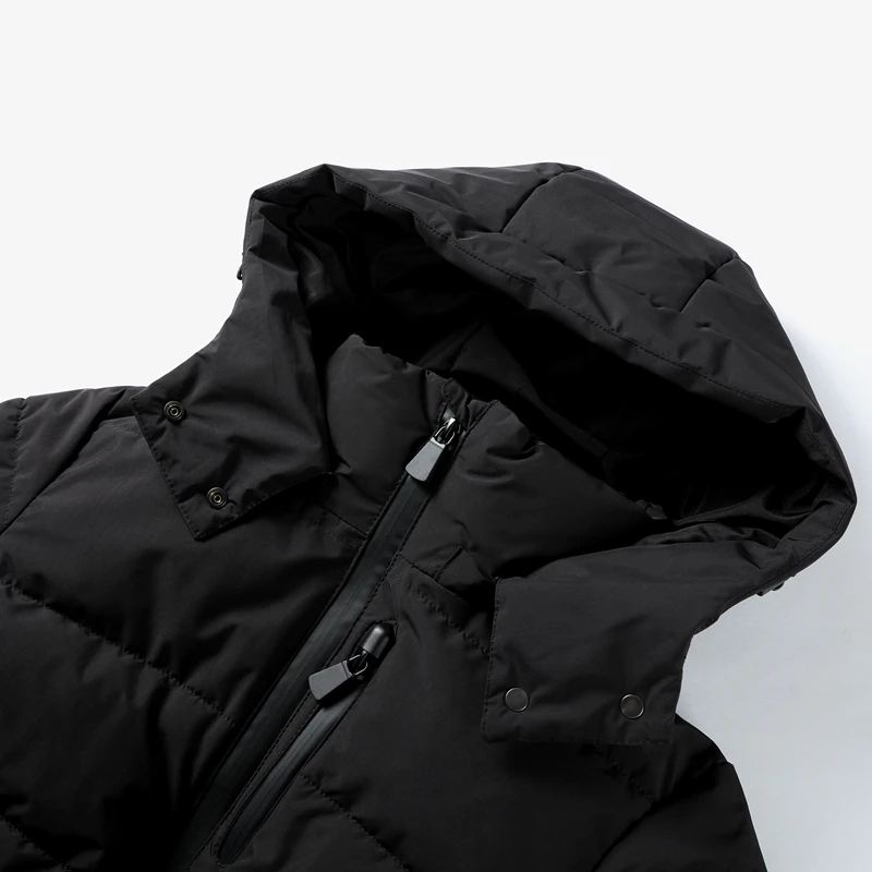 Hooded Skiing Coats Women Solid Stand Collar Belts Pleated Zippers Full Sleeve Thicken Cotton Jacket 2026 Winter Lady Outwears