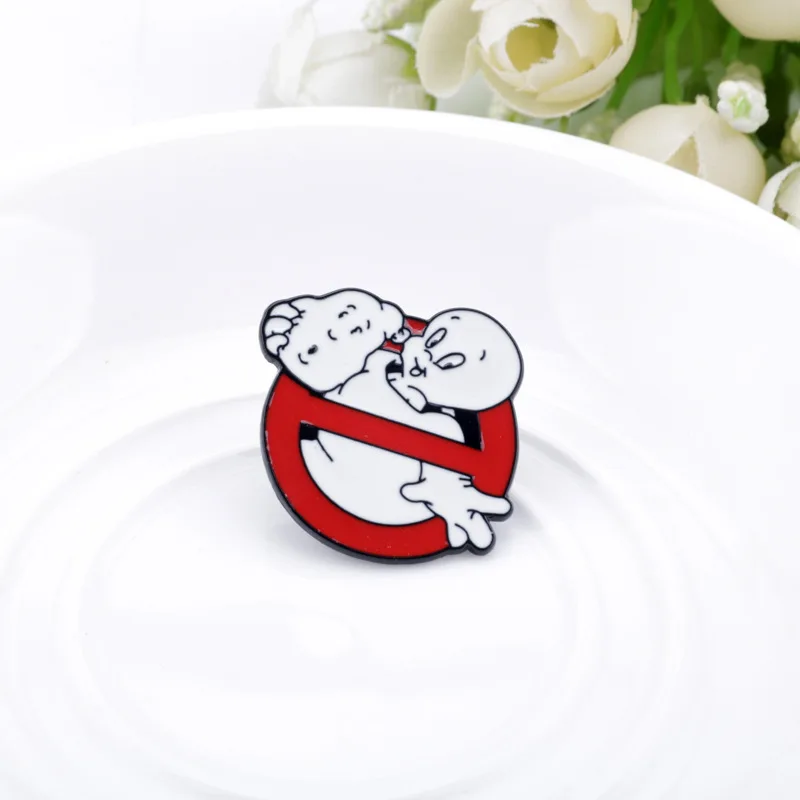 Nouvelles films créatifs fantôme Cowboy broche émail broches métal broches pour femmes Badge pins métalicos Brosche accessoires cadeau
