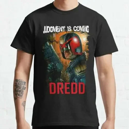 Judge Dredd Judgment is Coming Classic T-Shirt Unisex Movie 2021 Sci-fi Action