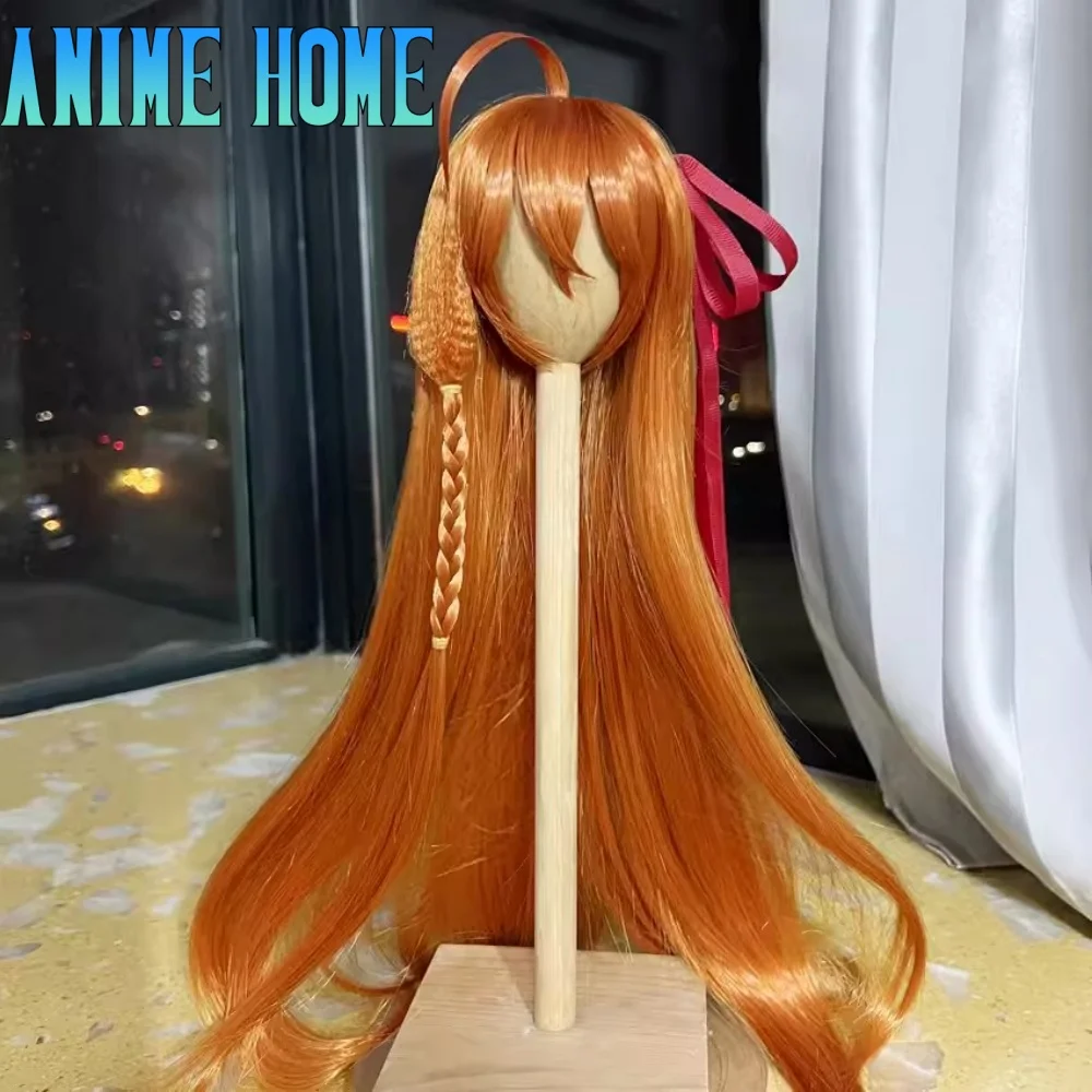 Game Lolita Girl Role Cos Handmade Carrot Styling Hair 1/3 1/4 BJD Hair Wig Headwear Cosplay KN Gift