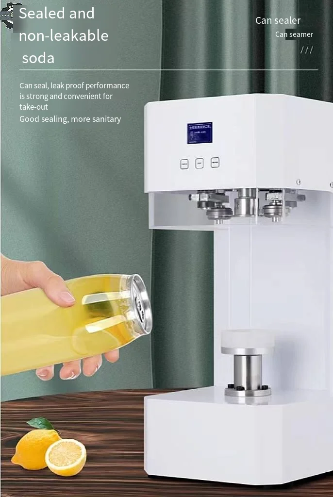 Customizable Special Sealing Machine for Juice Milk Tea Beverages and Food Cans for Manufacturers-Capping Equipment