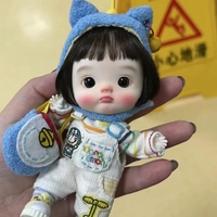 New bjd sd DOLL 1/12 Dianmei ob11 Dianbro 12.5cm Qbaby puppy Diandian Huhu body blythe ACGN anime resin bodymold free shipping