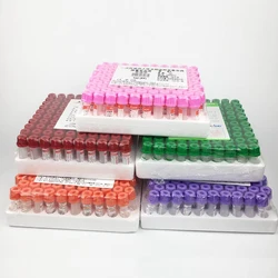 Heparin Lithium Heparin Sodium Anticoagulant Tube EDTA K2 K3 Disposable Test Tubes for Biological Science lab Supply