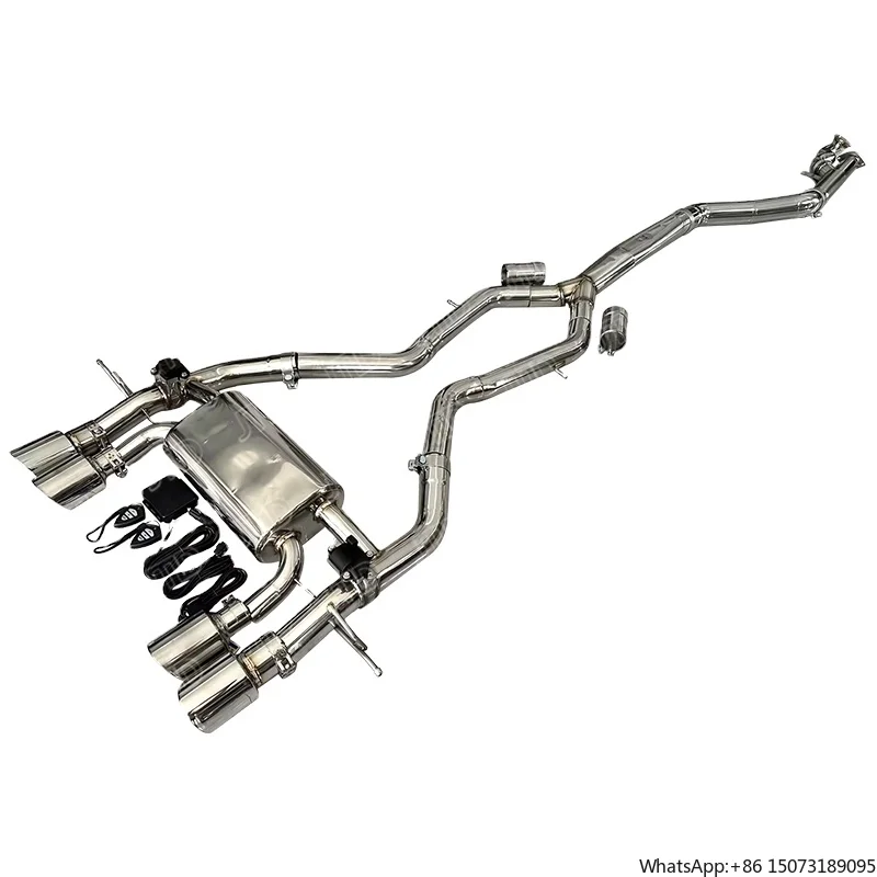 304 Stainless Steel Polished Exhaust Electronic Exhaust Catback System for  M2 G87