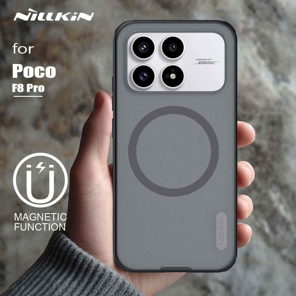 For Xiaomi Poco F8 Pro Nillkin Case Magnetic Super Frosted Shield