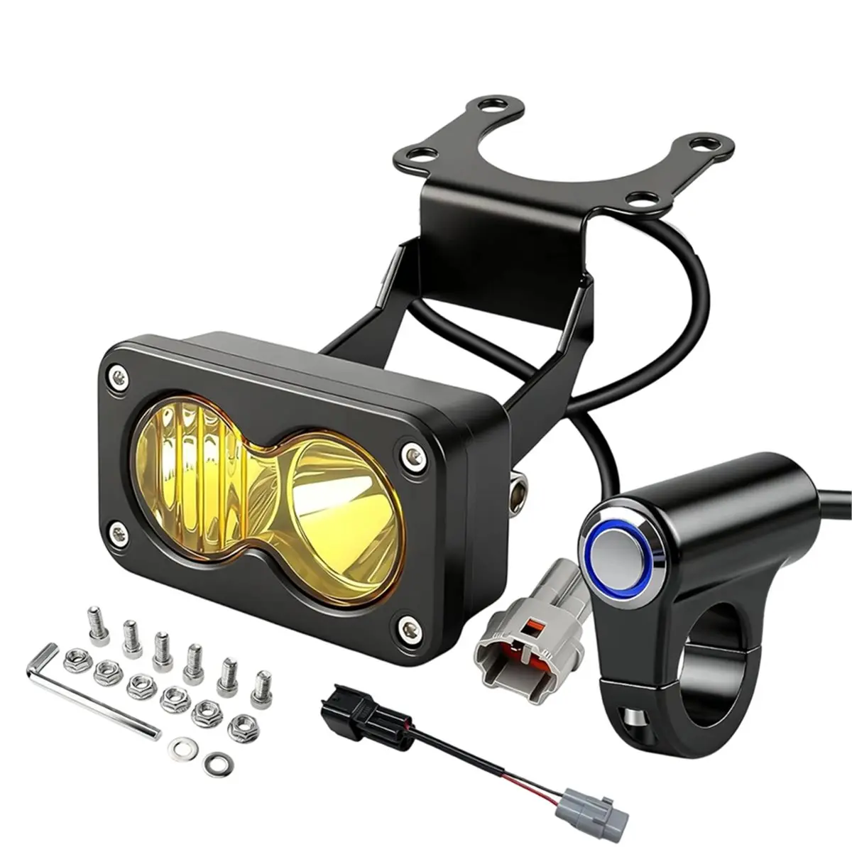 AA19 Headlight Kit with Switch and Mount Bracket for X260 Talaria Sting MX4 MX5 Motorcycle Front Headlamp