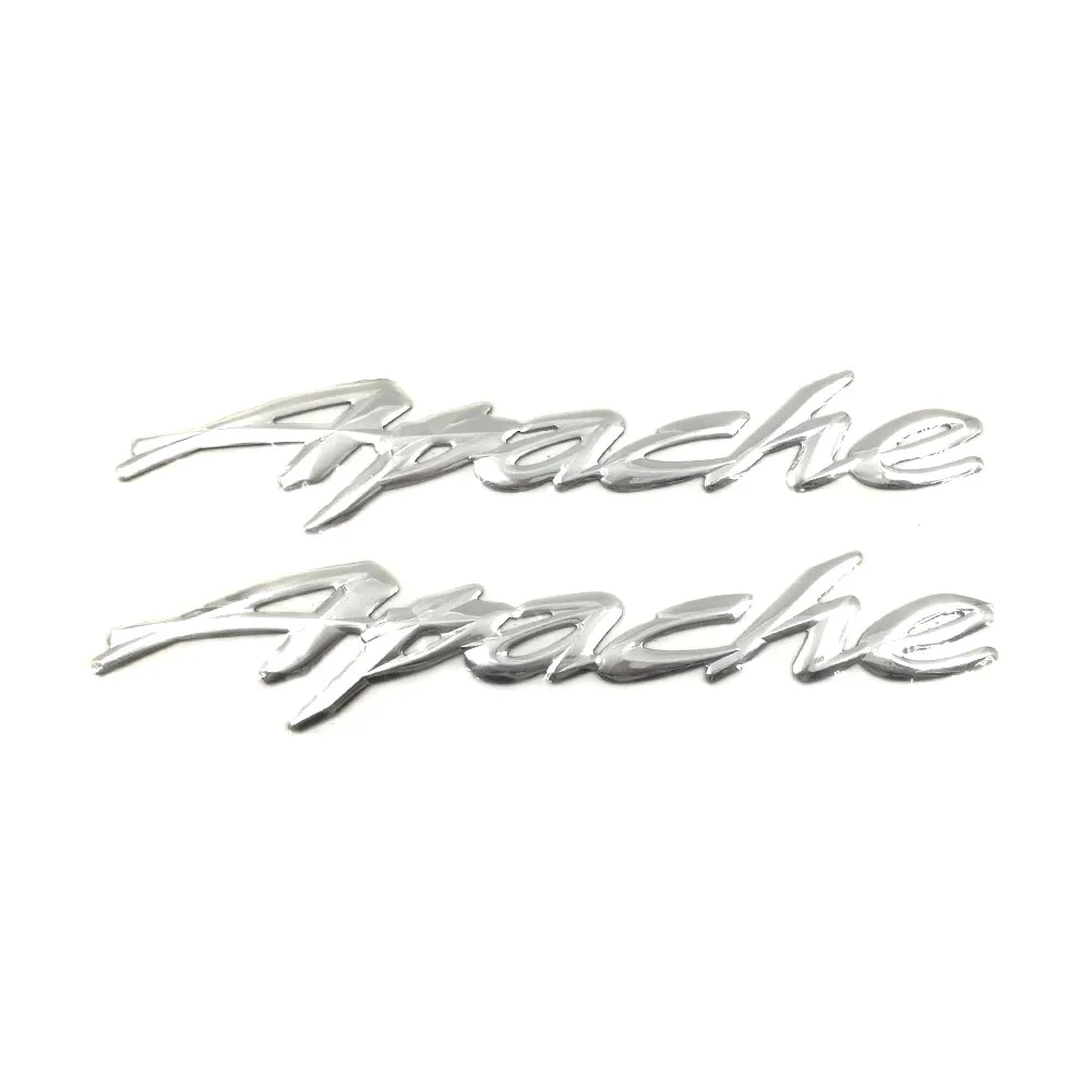 23.5 سنتيمتر رائجة البيع ل TVS أباتشي دراجة نارية ثلاثية الأبعاد الشارات ملصق شعار شارة دراجة نارية اكسسوارات ملصقات مقاومة للخدش #3