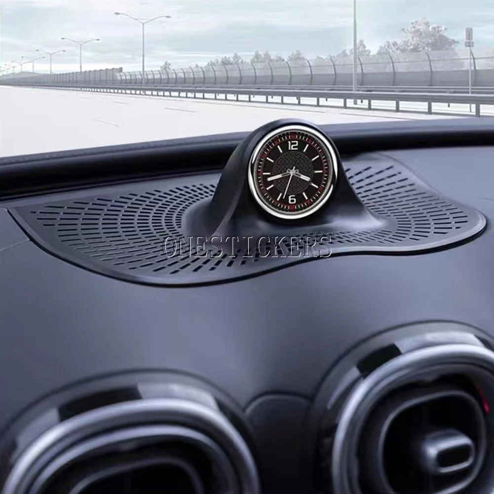 Car Accessories Central Control Dashboard Quartz Clock Watch For Mercedes Benz C GLC Class W206 X254 AMG C43 GLC43 63 2022-2025