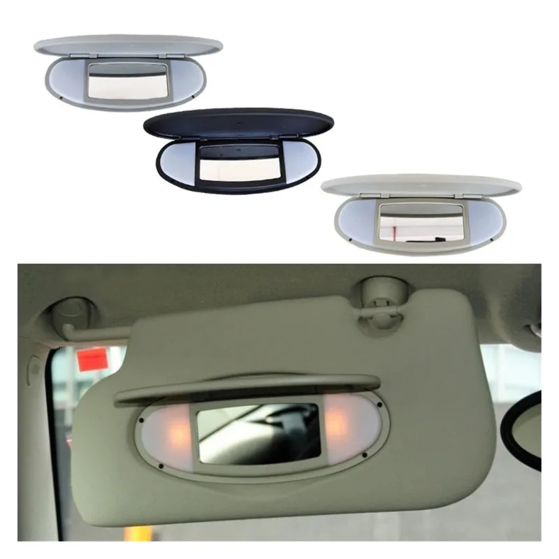 

New Sun Visor Sunshade Panel Housing Vanity Mirror Cover for Car Interior Accessories MINI Cooper S One D JCW R55 R56 R57 R59