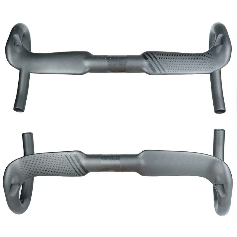 Full carbon fiber road bicycle wind breaking bend handle ultra-light integrated molding inner wiring handle 31.8mm