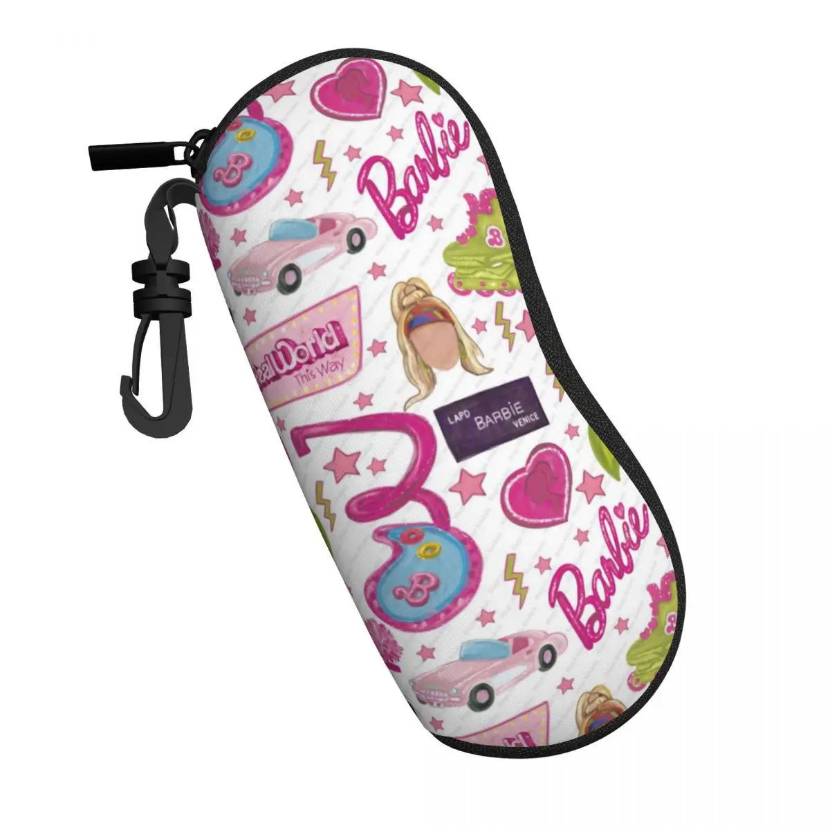 Barbie Soft Shell Ultra-Light Eyewear Case - Scratch-Resistant and Space-Saving Glasses Bag for Outdoor Adventures