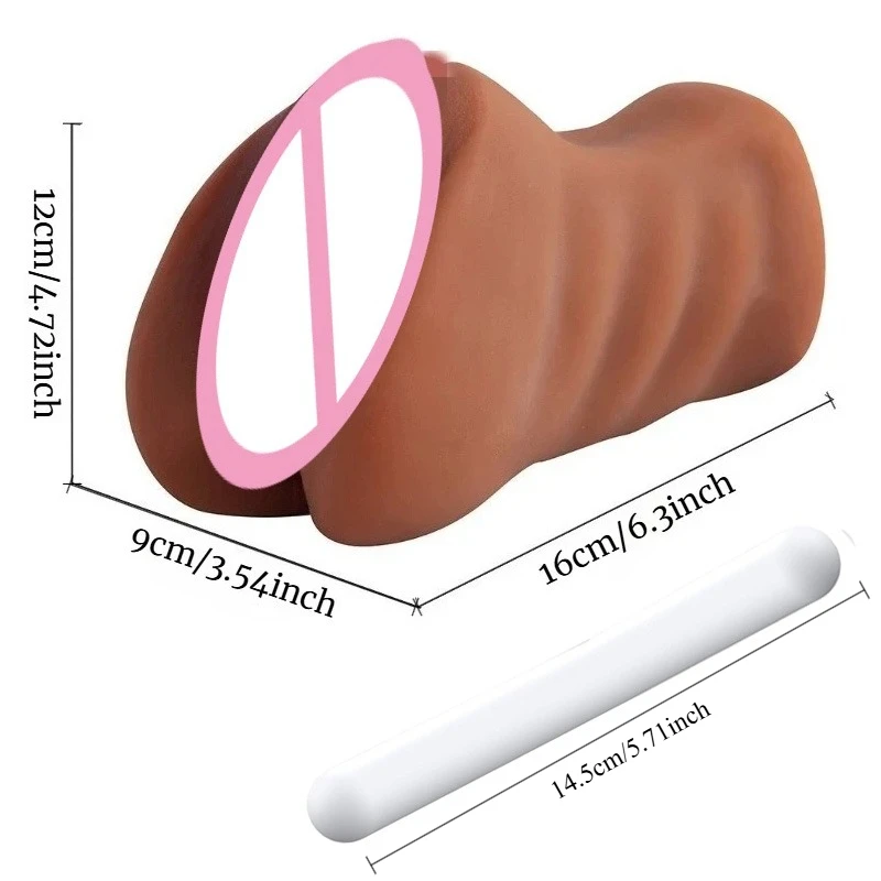 Super Realistic Vagina 3D Pocket Pussy Male Masturbator Cup Anal Powerful Sucking Soft Sexy Pocket Pussy Adult Toys Sex Toys 18+ view 4