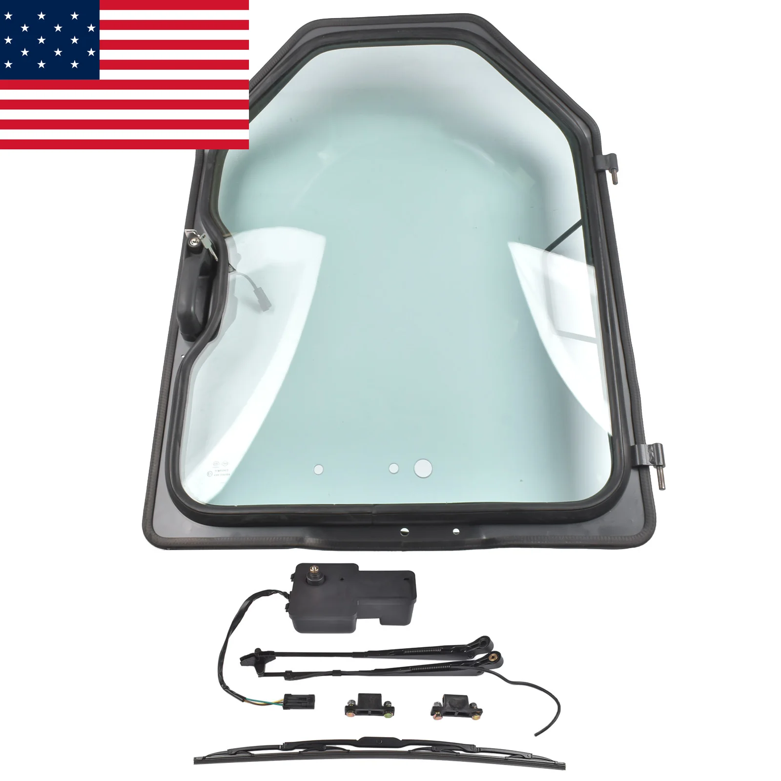 AP03 For Bobcat T250, T300, T320 Front Door Frame & Window Assembly 7109662, 7011039